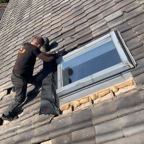 Plaatsen van een nieuw dakraam